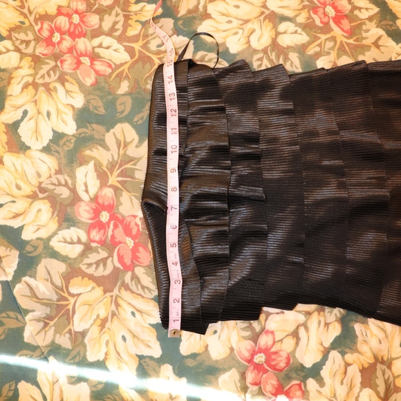 Express Black Ruffle Cocktail Dress - Picture 4 of 7